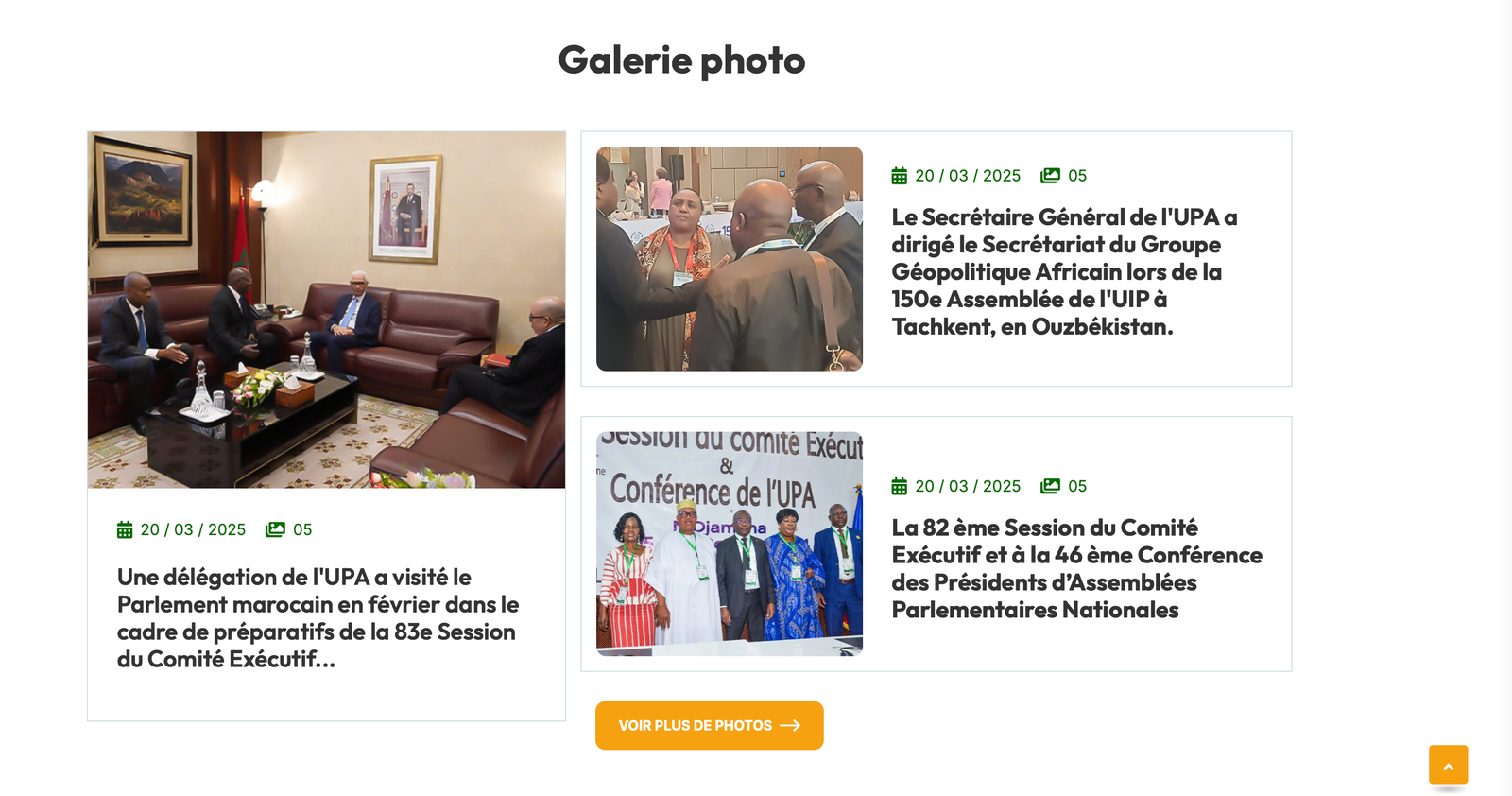 Section galerie image
